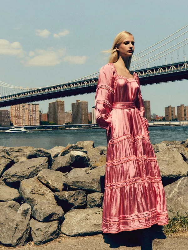 Alessandra Dress in Camellia sold by MILLE