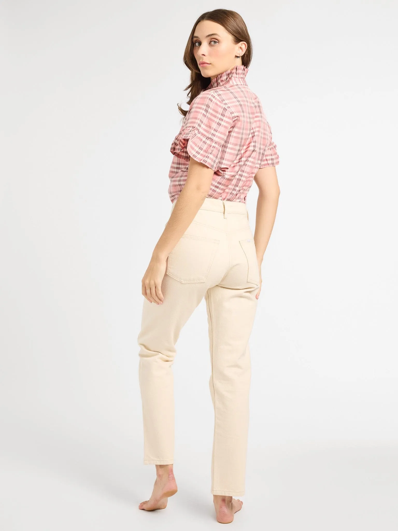 Vanessa Top in Sugarplum Taffeta sold by MILLE product image thumbnail 4