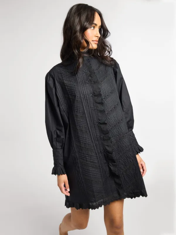 Mika Dress in Black sold by MILLE