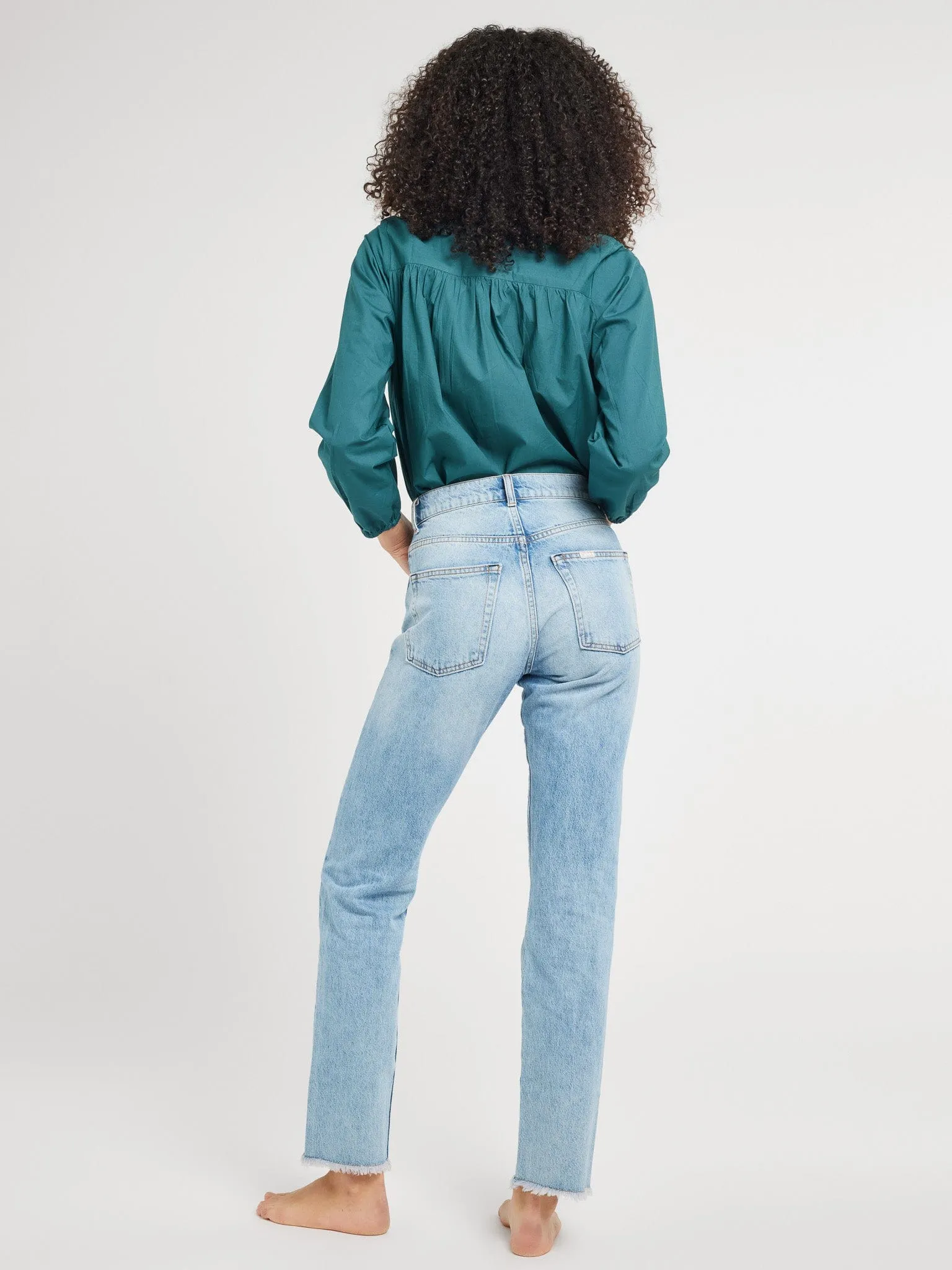 Francesca Top in Emerald sold by MILLE product image thumbnail 5