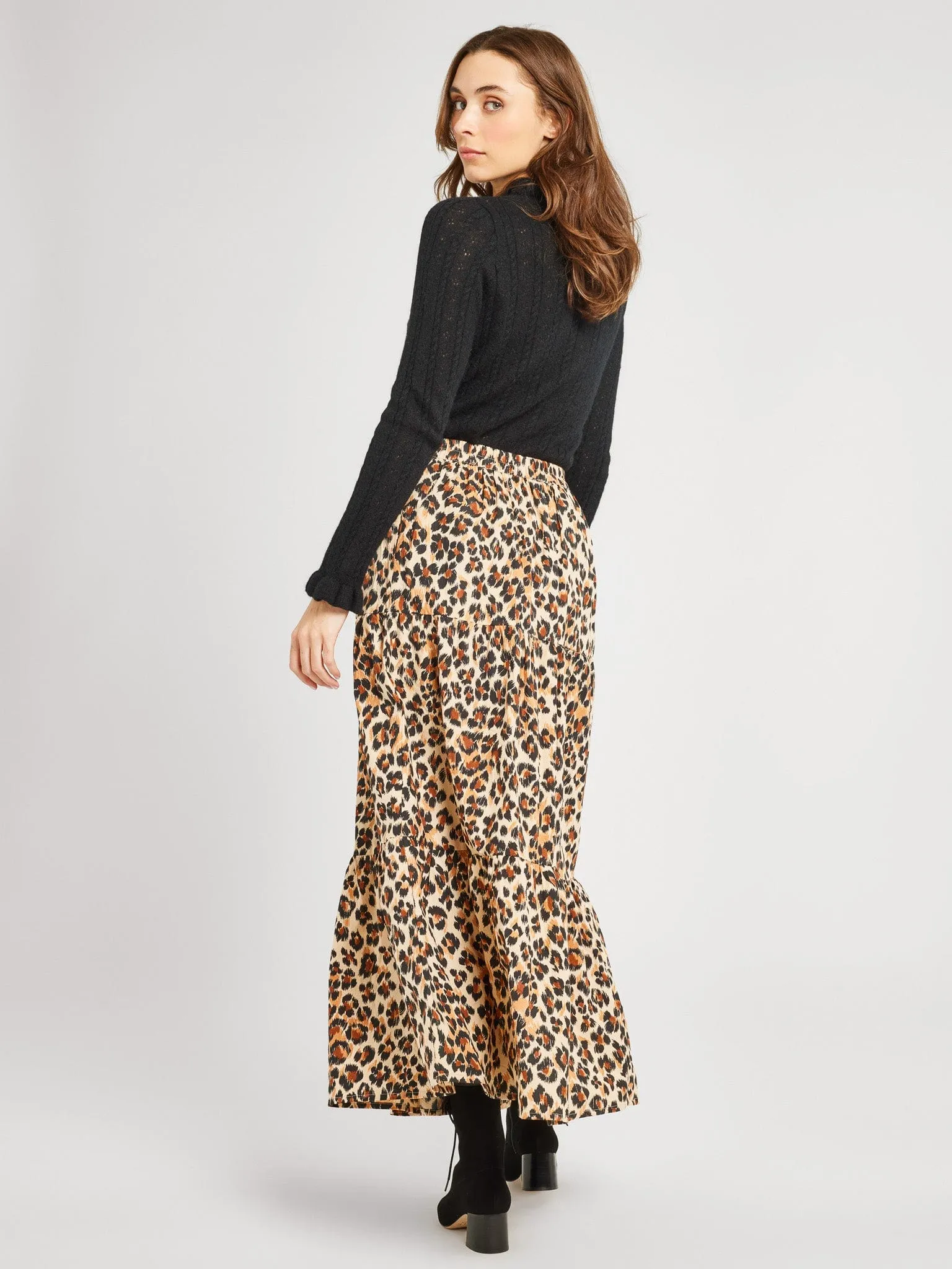 Paola Skirt in Cheetah sold by MILLE product image thumbnail 4