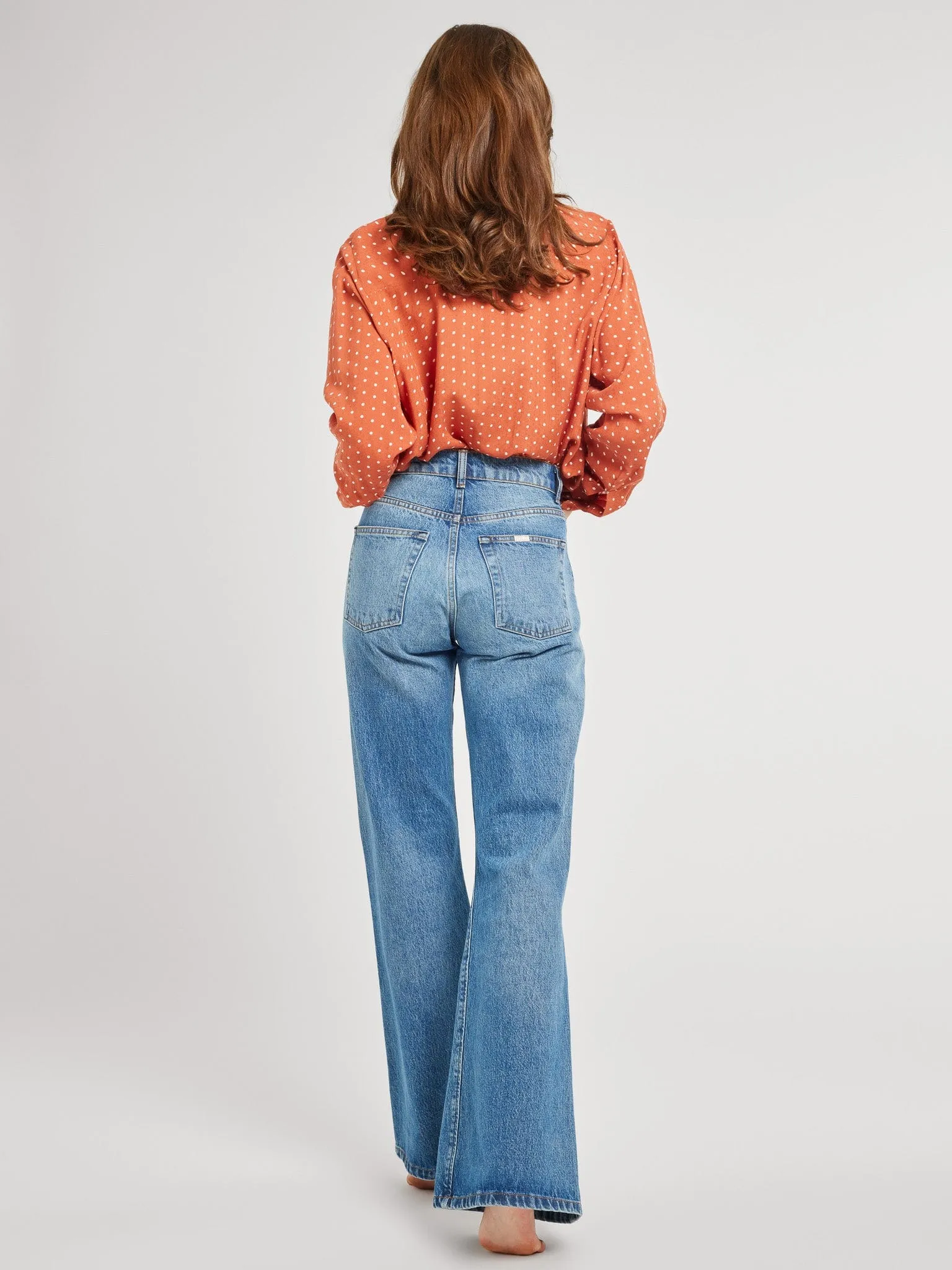 Sofia Top in Terracotta Dot sold by MILLE product image thumbnail 5