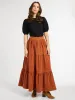 Paola Skirt in Cinnamon Cord sold by MILLE