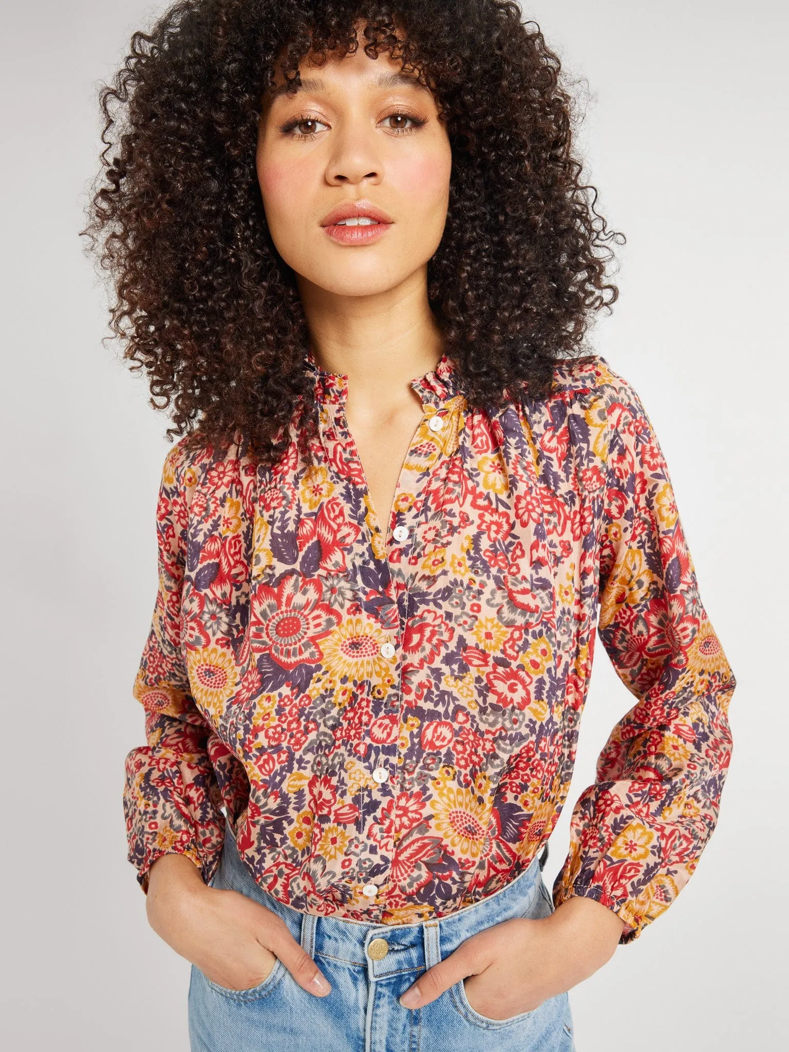 Francesca Top in Toulouse sold by MILLE product image thumbnail 2