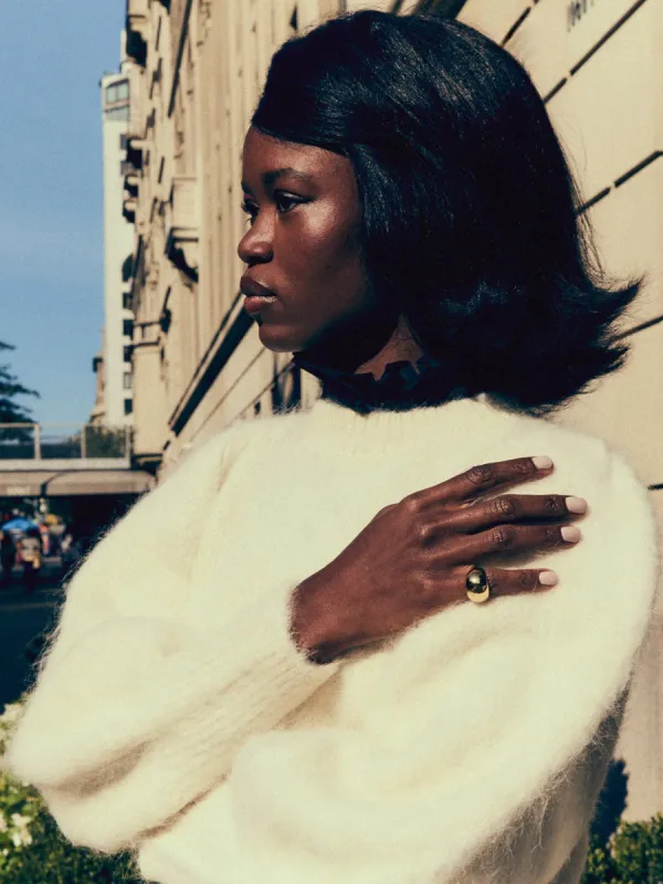 Maya Sweater in White sold by MILLE