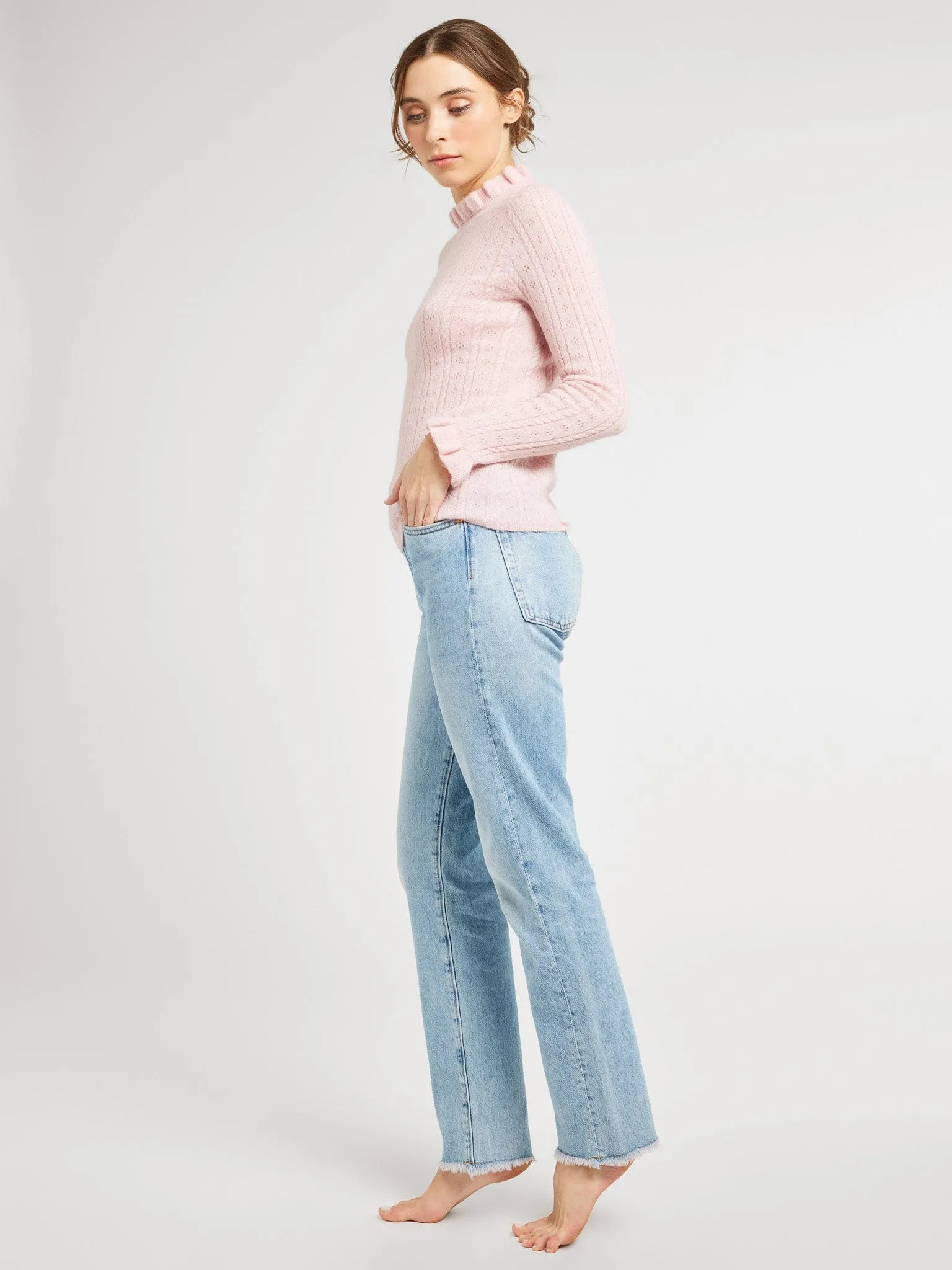 Aurora Pullover in Ballet sold by MILLE product image thumbnail 3