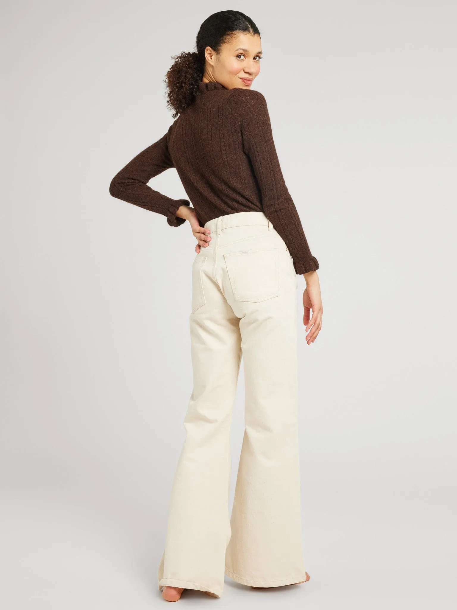 Aurora Pullover in Cocoa sold by MILLE product image thumbnail 4