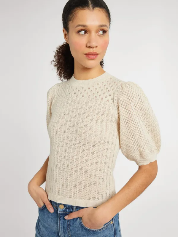 Lola Pullover in Ivory sold by MILLE