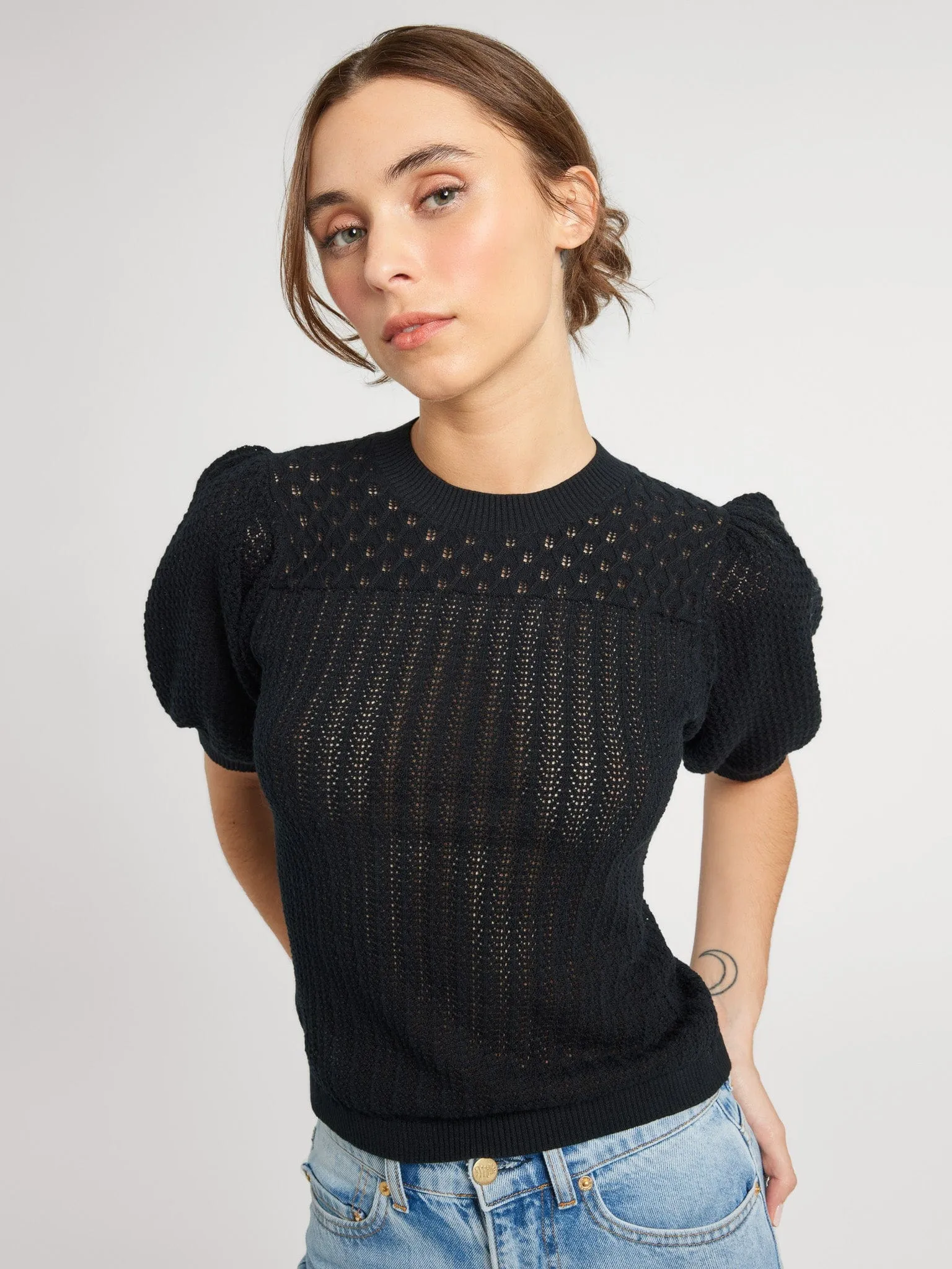 Lola Pullover in Black sold by MILLE product image thumbnail 2