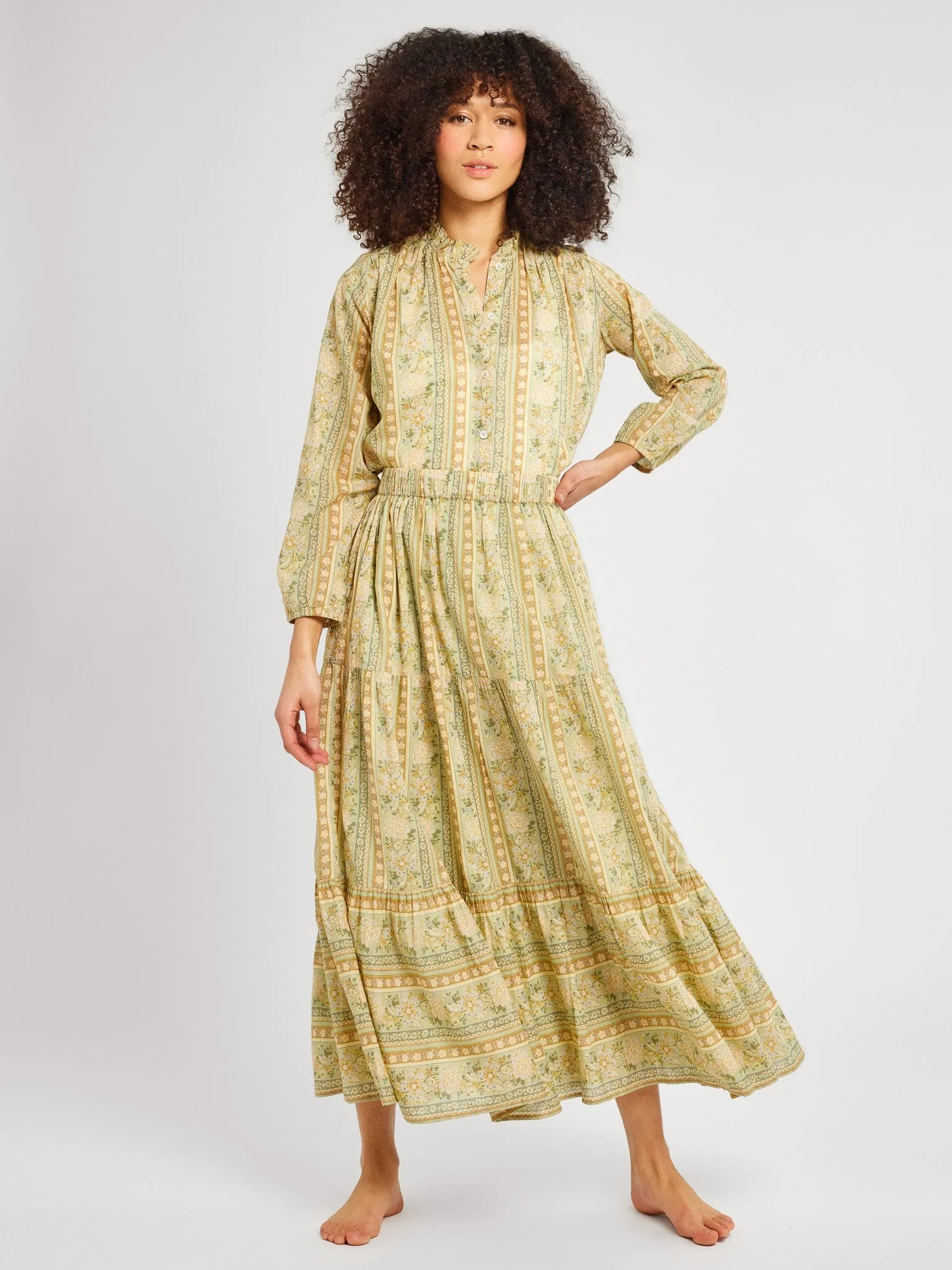 Paola Skirt in Cotswold Stripe sold by MILLE product image thumbnail 5