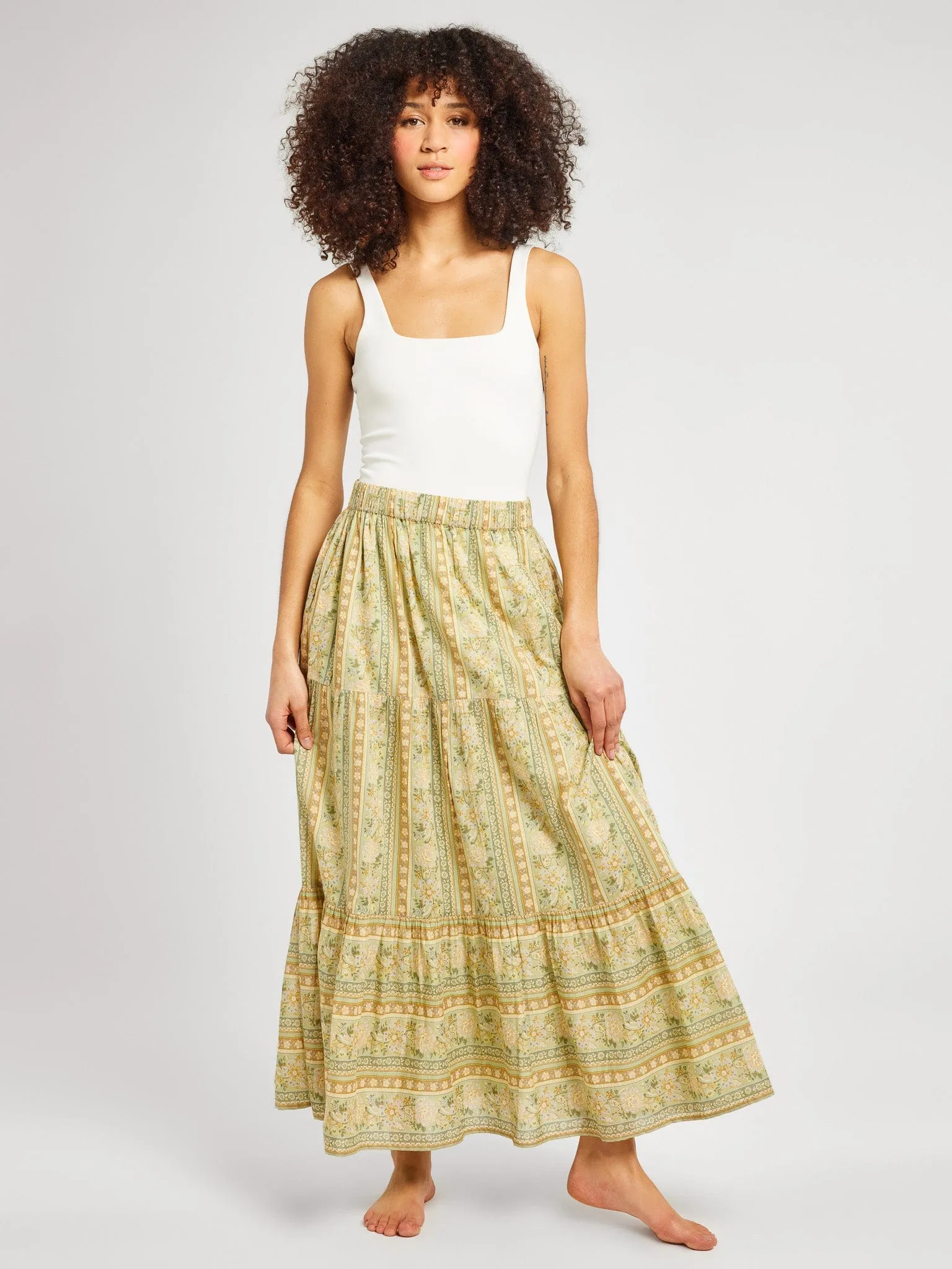 Paola Skirt in Cotswold Stripe sold by MILLE product image thumbnail 2