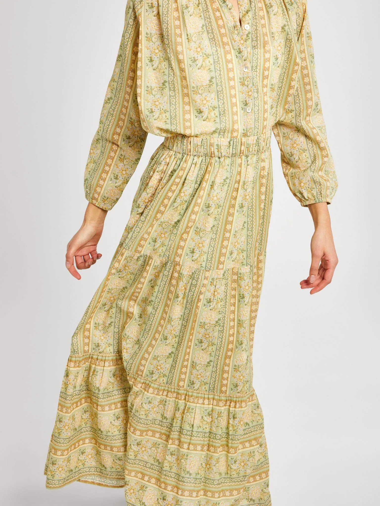 Paola Skirt in Cotswold Stripe sold by MILLE