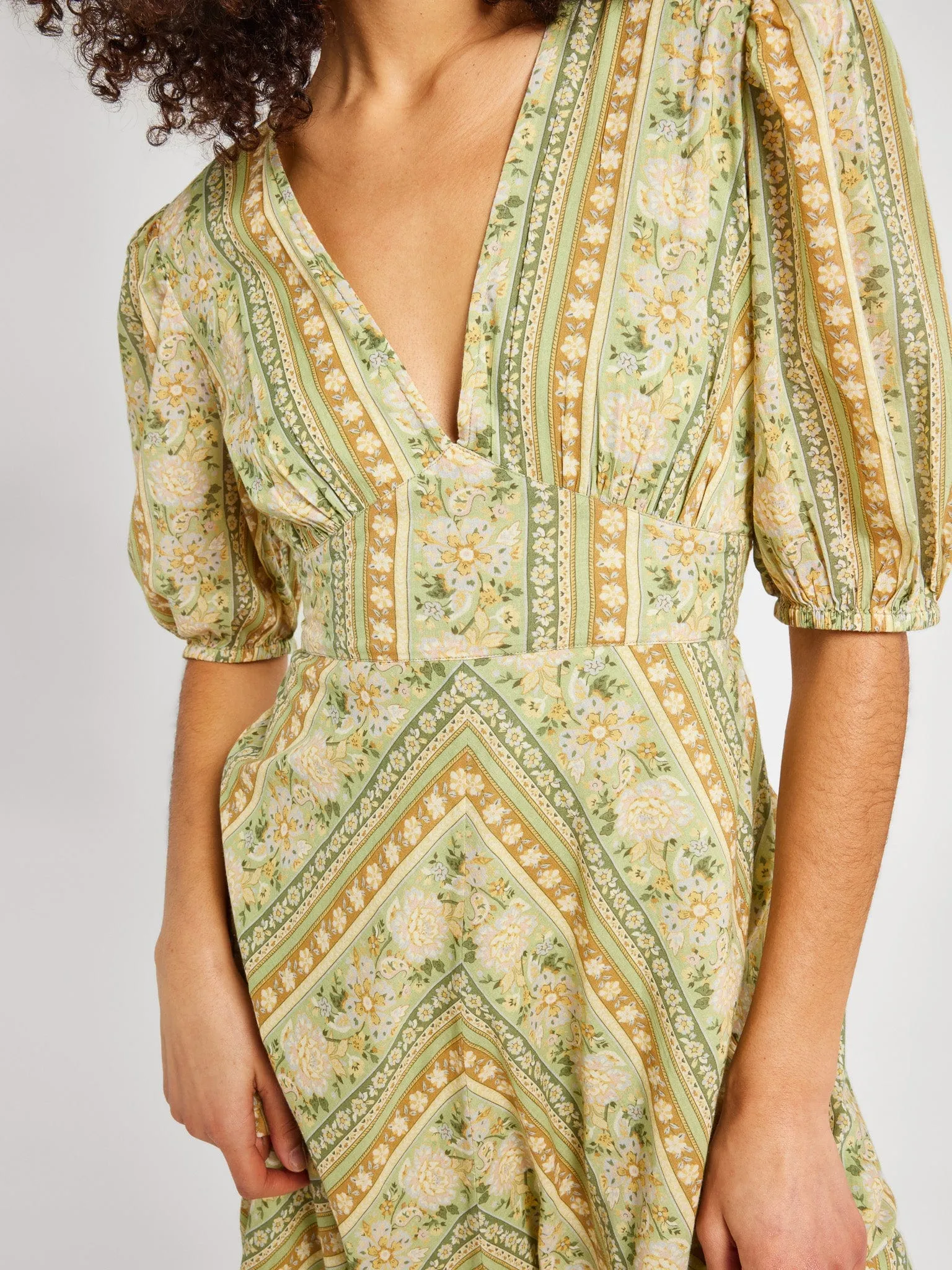 Florencia Dress in Cotswold Stripe sold by MILLE product image thumbnail 4