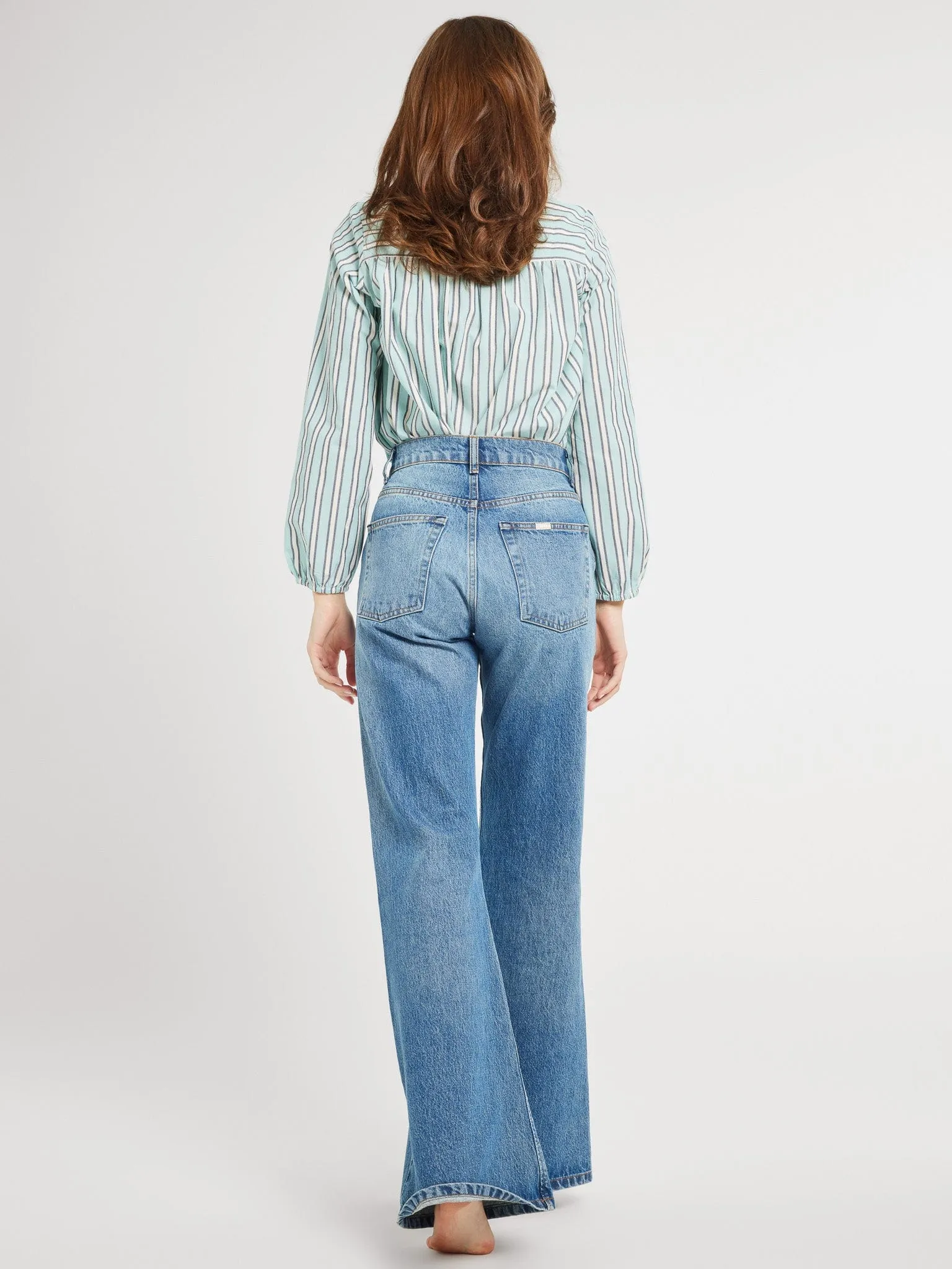 Francesca Top in Seaglass Stripe sold by MILLE product image thumbnail 3