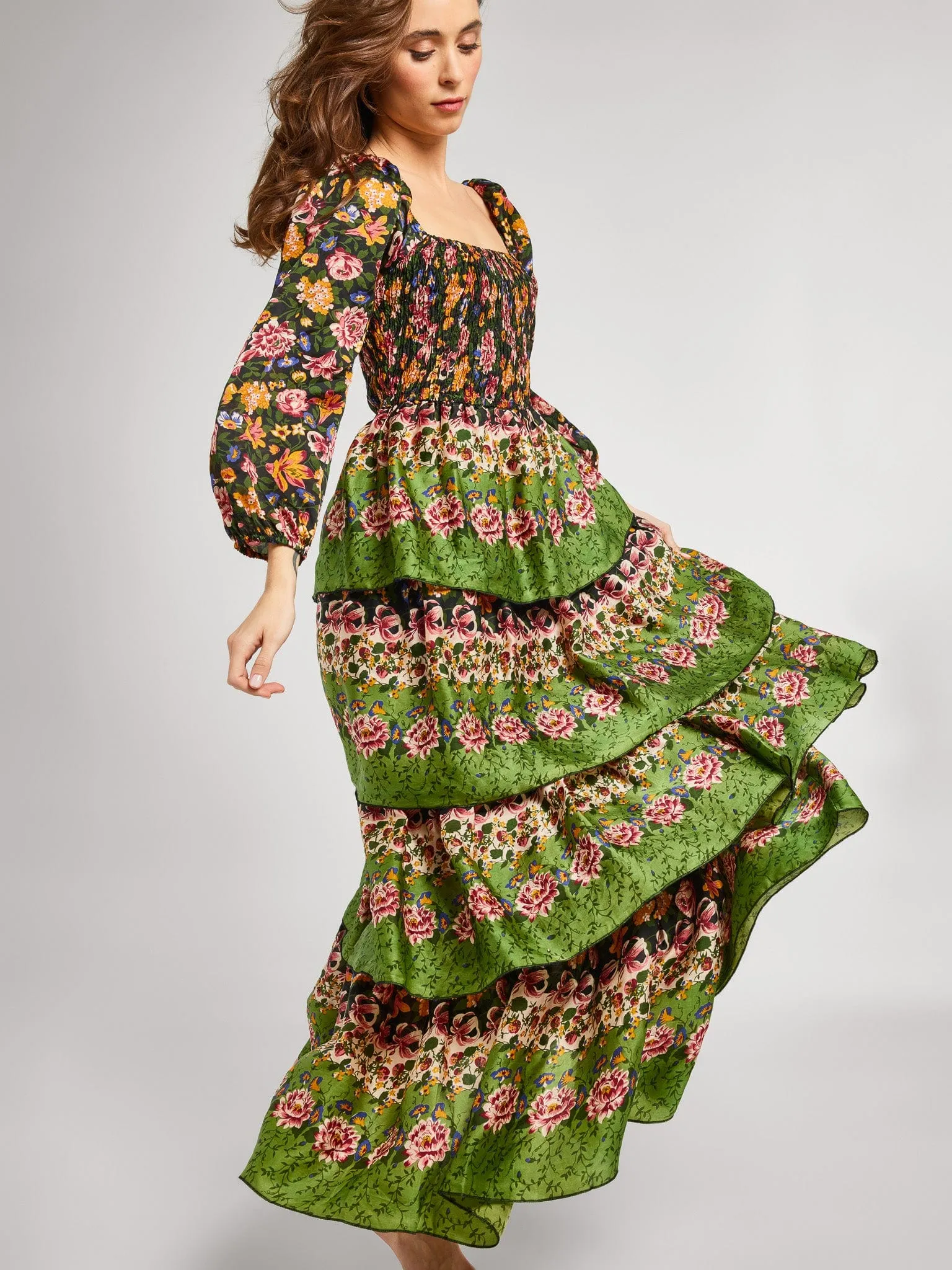 Antonia Dress in Secret Garden sold by MILLE product image thumbnail 4