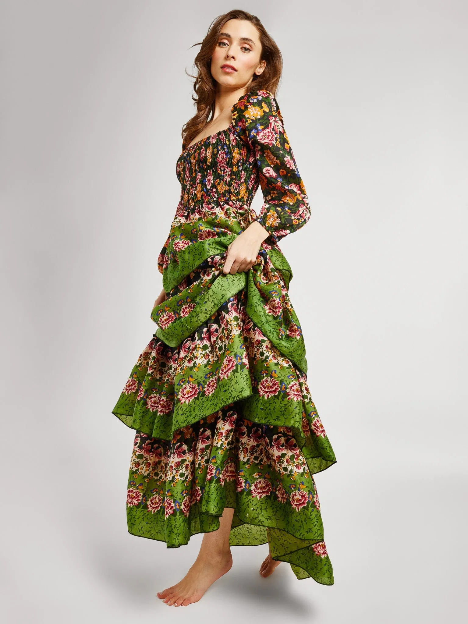 Antonia Dress in Secret Garden sold by MILLE product image thumbnail 2