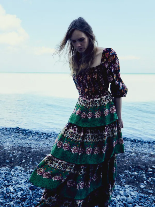 Antonia Dress in Secret Garden sold by MILLE