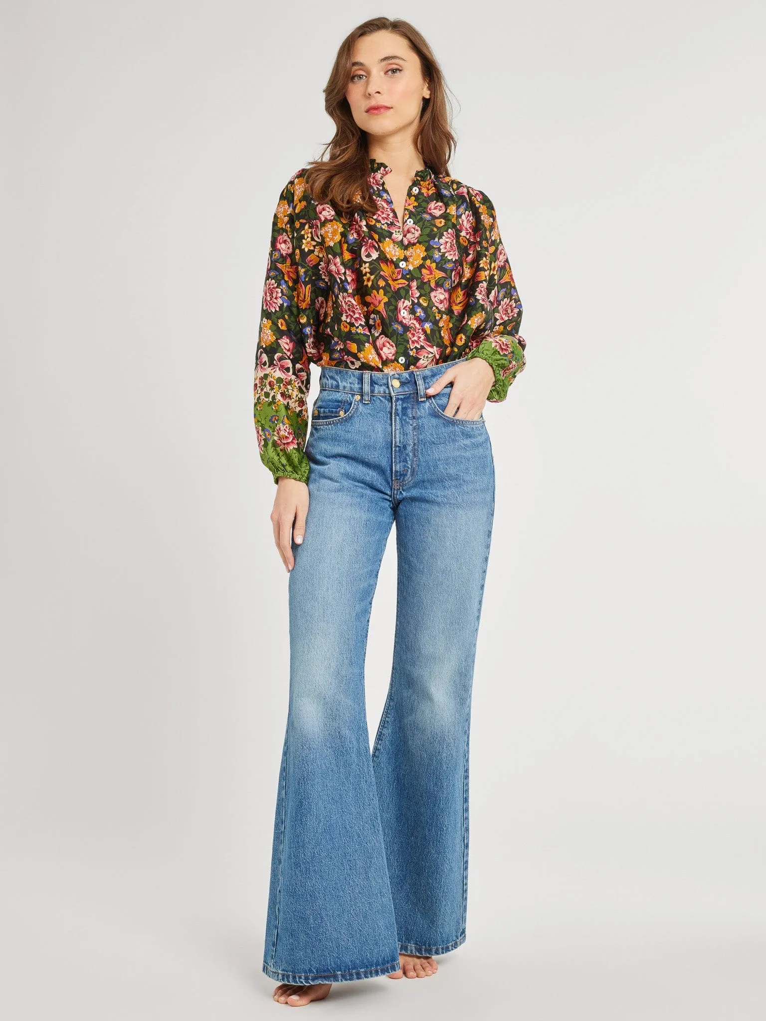 Francesca Top in Secret Garden sold by MILLE product image thumbnail 3