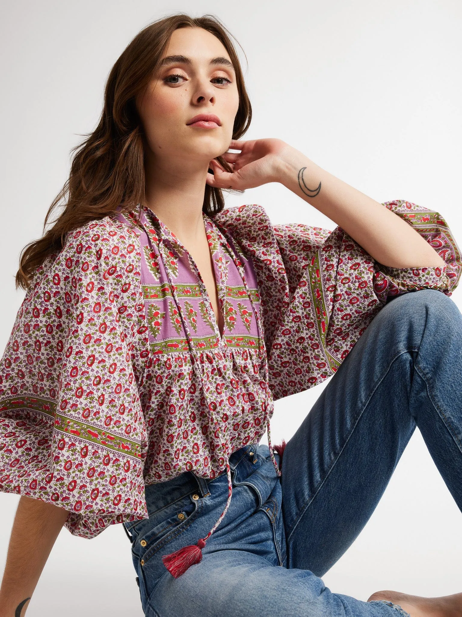 Charlie Top in Heirloom sold by MILLE product image thumbnail 2