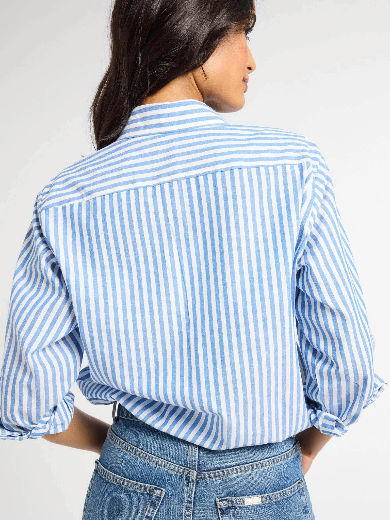 Sofia Top in Monaco Stripe sold by MILLE product image thumbnail 5