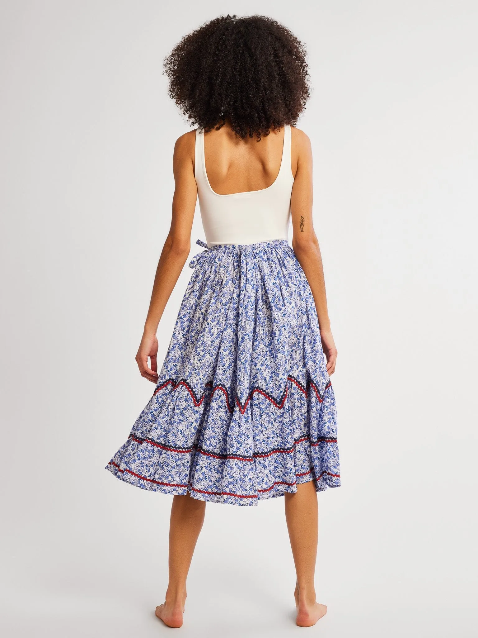 Amalie Skirt in Condesa Floral sold by MILLE product image thumbnail 4
