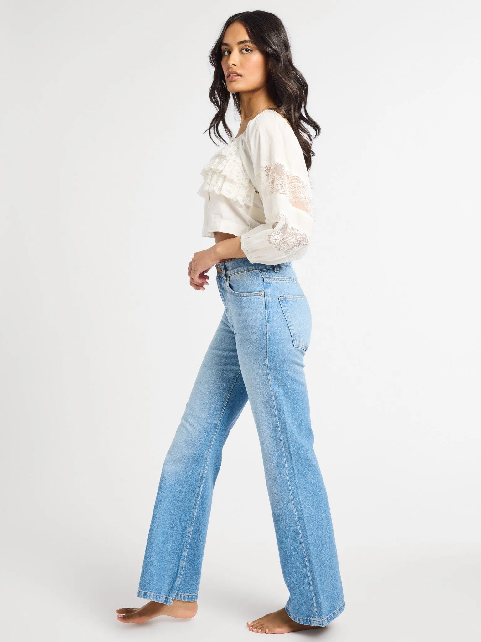 Corinne Top in Ivory sold by MILLE product image thumbnail 4