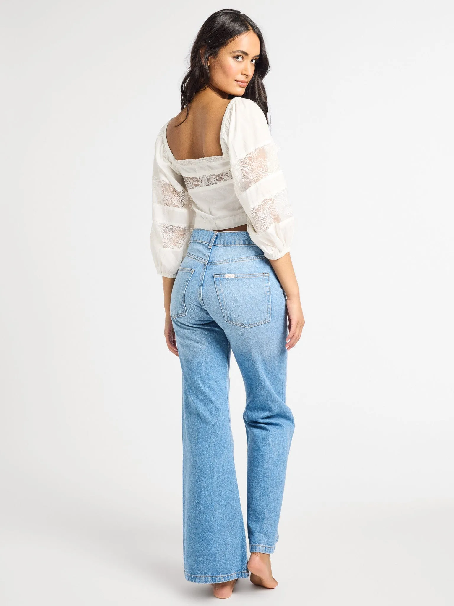 Corinne Top in Ivory sold by MILLE product image thumbnail 5