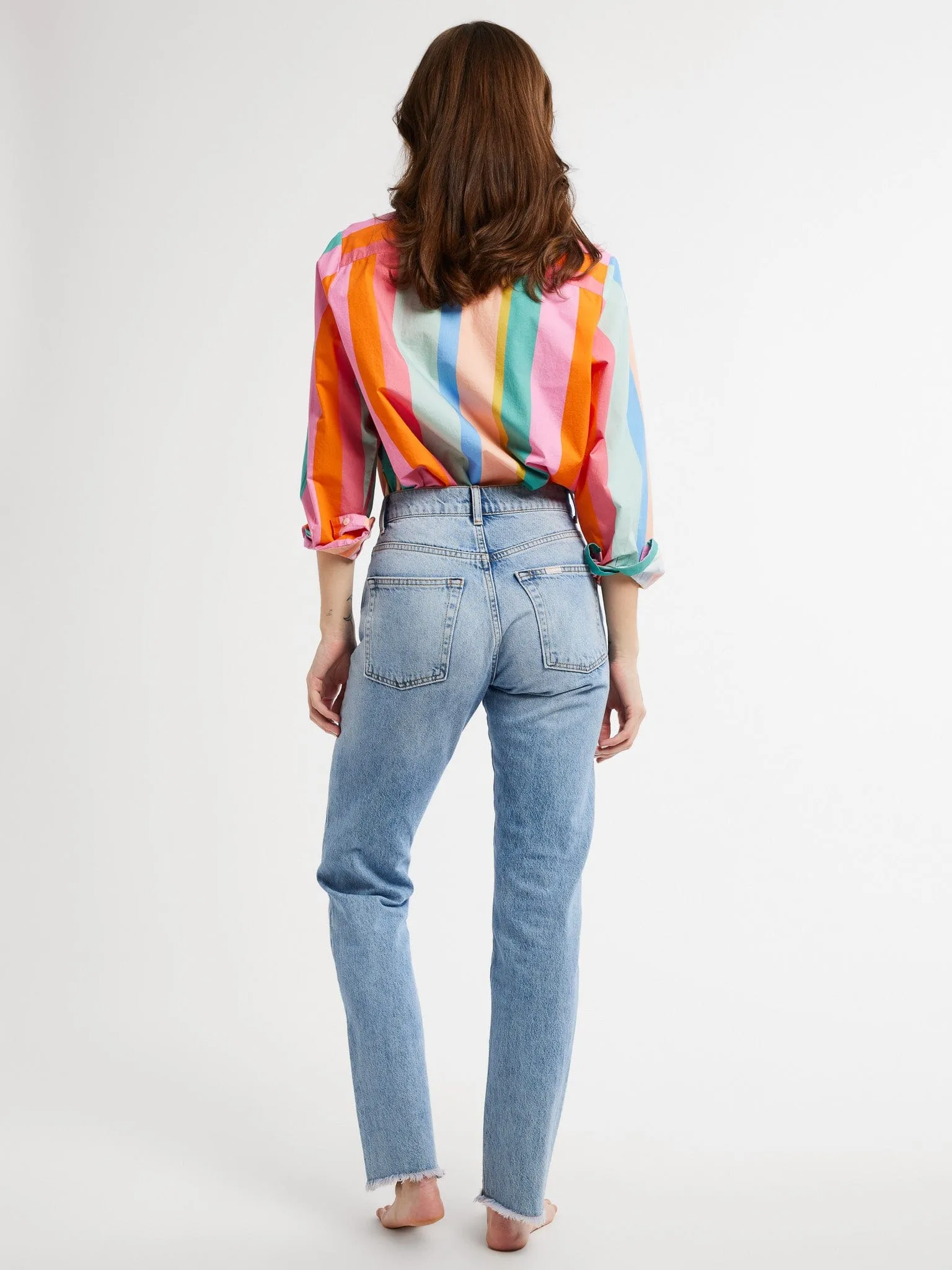 Sofia Top in Confetti Stripe sold by MILLE product image thumbnail 4