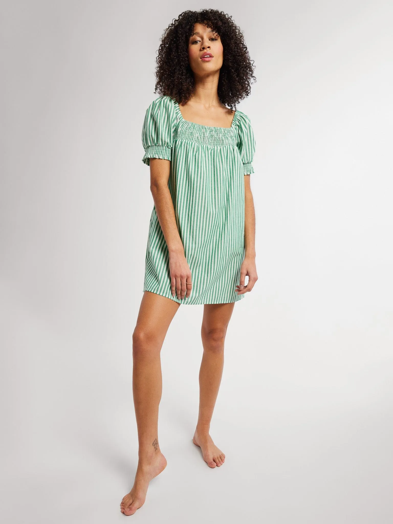 Jane Dress in Kelly Stripe sold by MILLE product image thumbnail 2