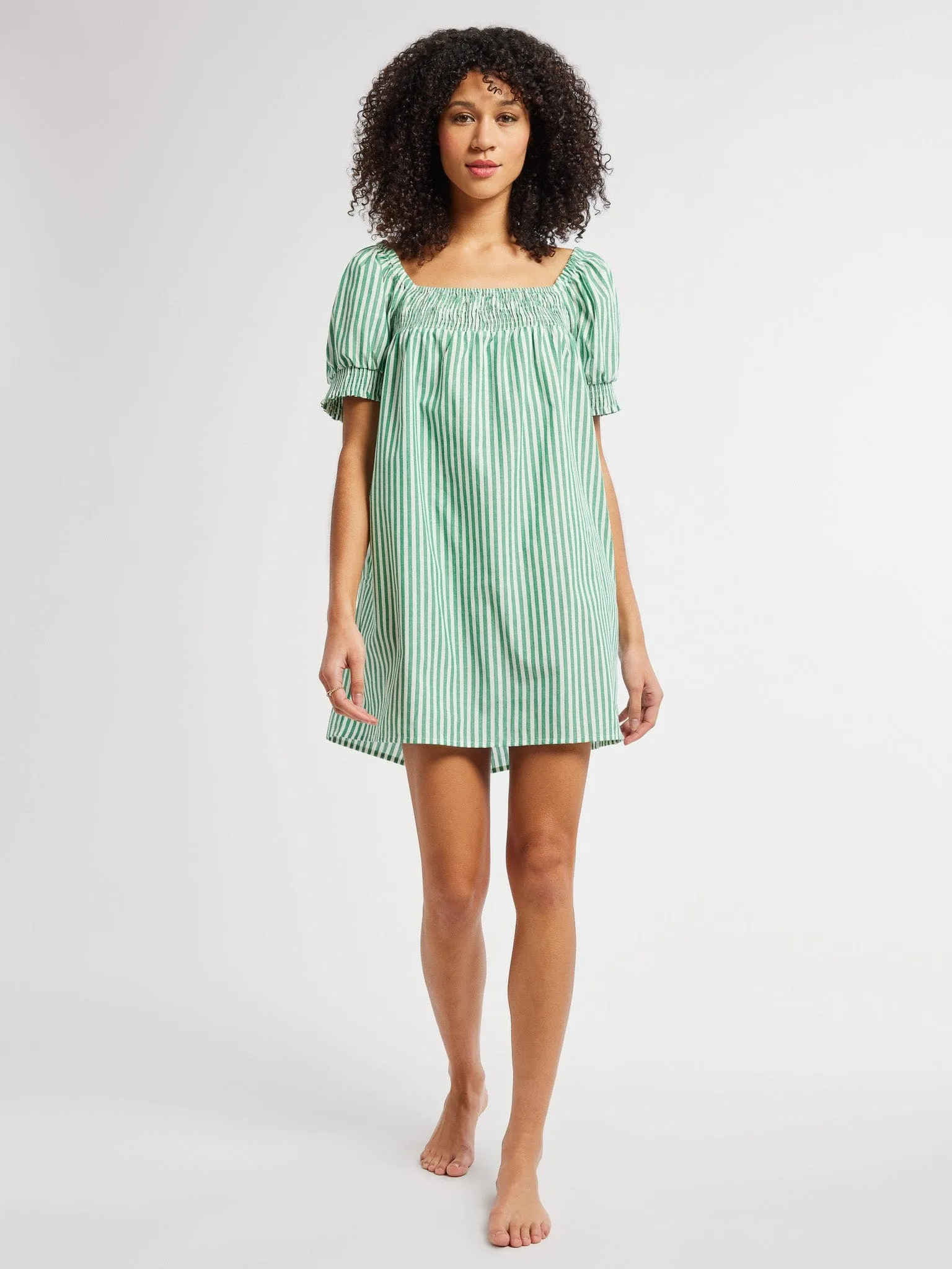 Jane Dress in Kelly Stripe sold by MILLE product image thumbnail 5