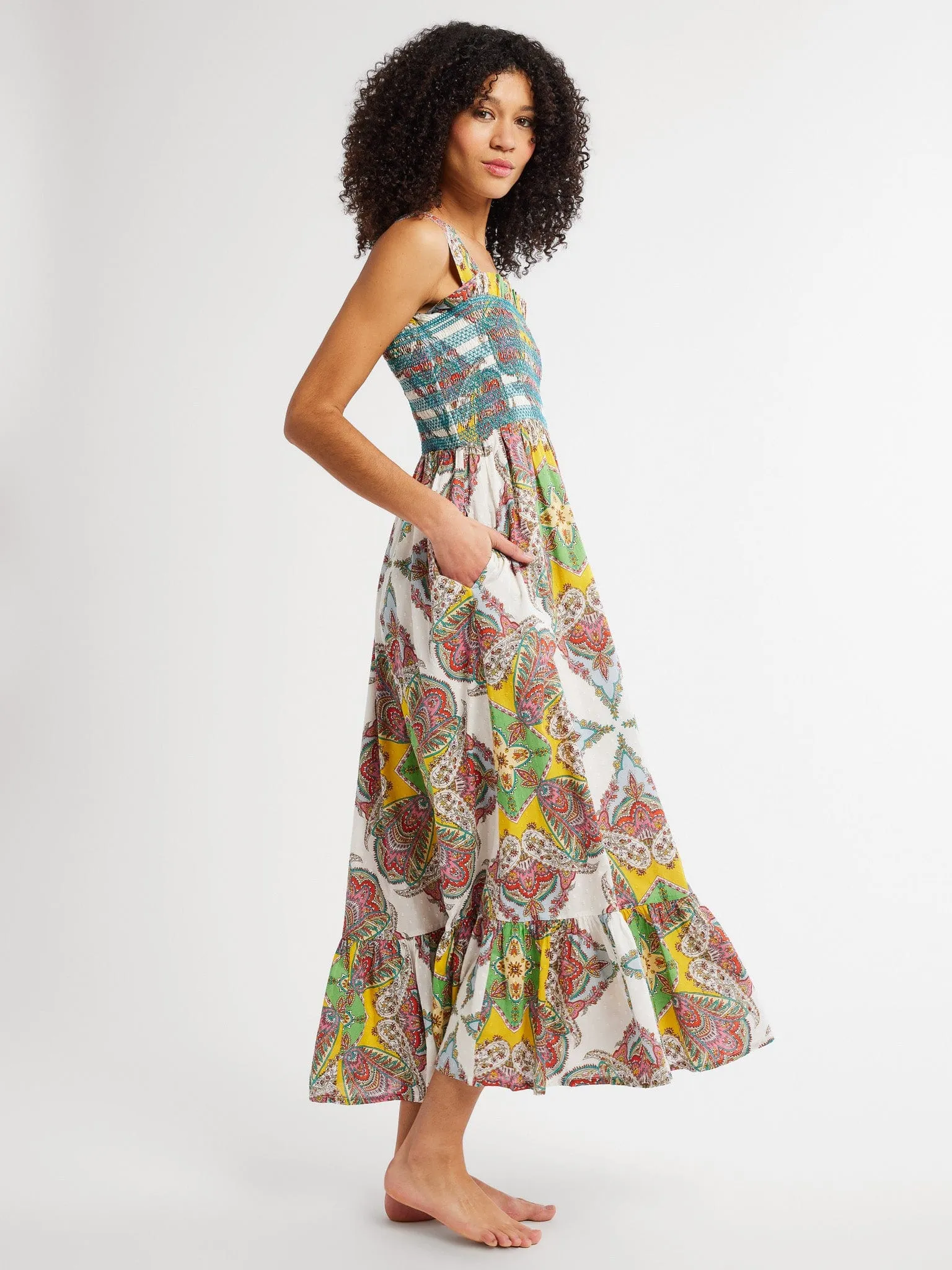 Garden Dress in Kaleidoscope sold by MILLE product image thumbnail 5