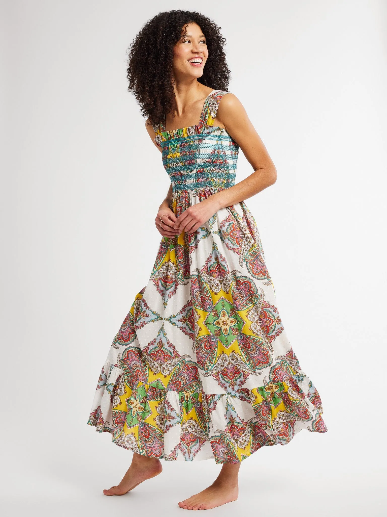 Garden Dress in Kaleidoscope sold by MILLE