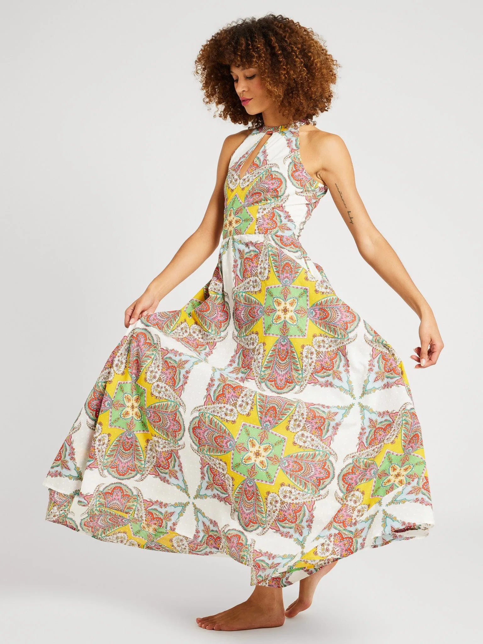 Capri Dress in Kaleidoscope sold by MILLE product image thumbnail 2