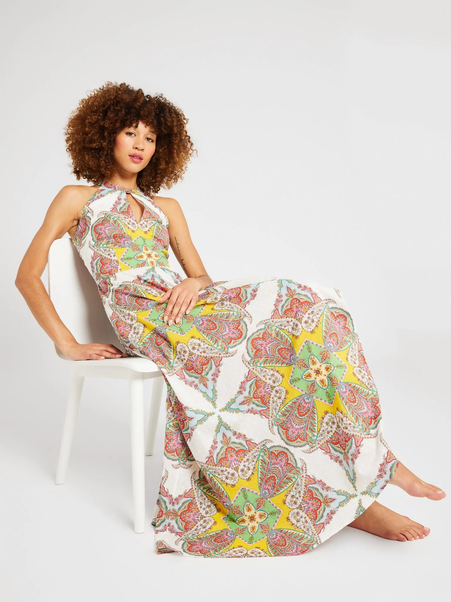 Capri Dress in Kaleidoscope sold by MILLE product image thumbnail 4