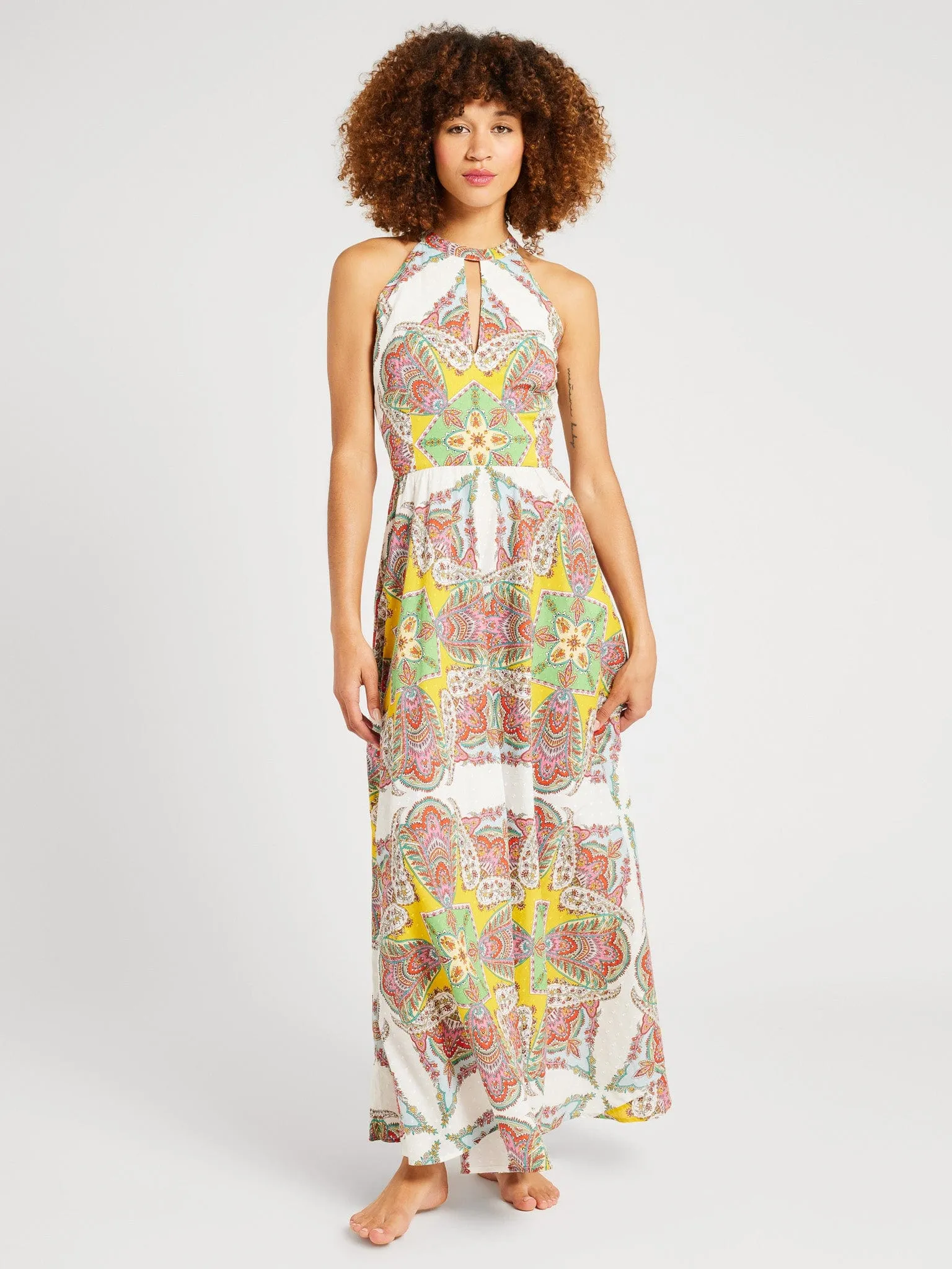 Capri Dress in Kaleidoscope sold by MILLE product image thumbnail 3