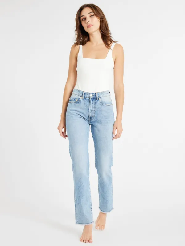 Brooke Mid Rise Slim Fit Jean in Venice made by MILLE