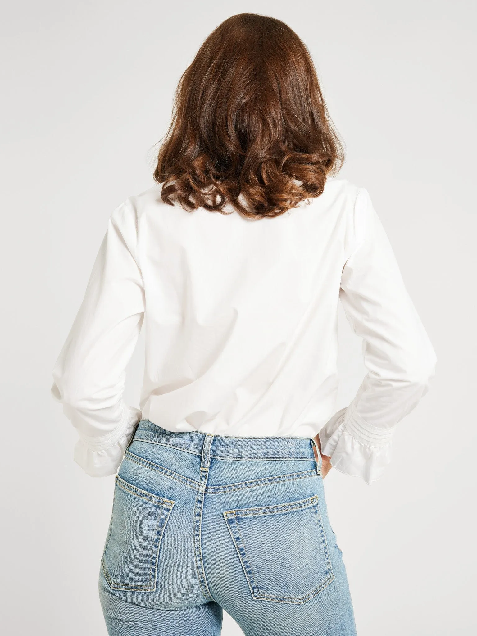 Phoebe Top in White sold by MILLE product image thumbnail 4