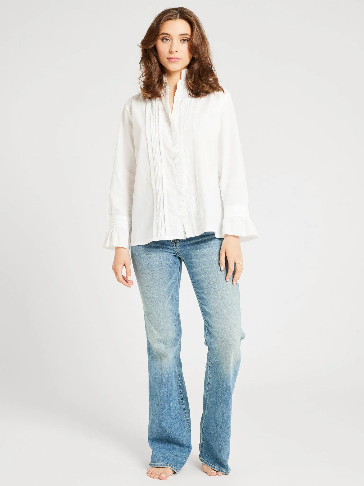 Phoebe Top in White sold by MILLE product image thumbnail 5