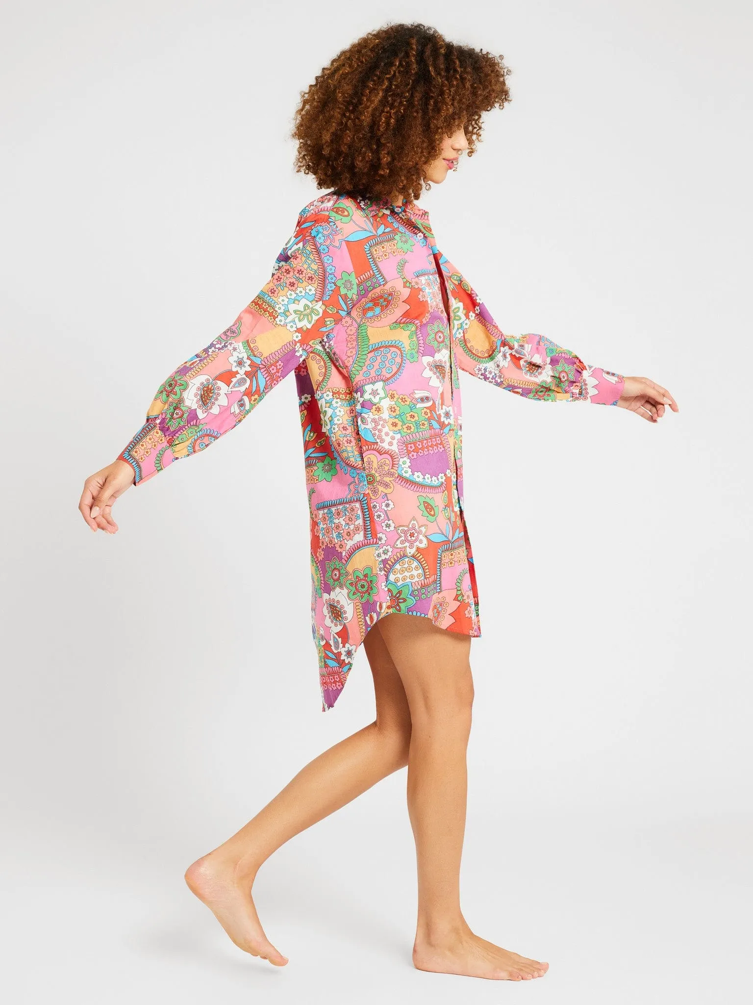 Holly Mini Dress in Shangri-La sold by MILLE product image thumbnail 5