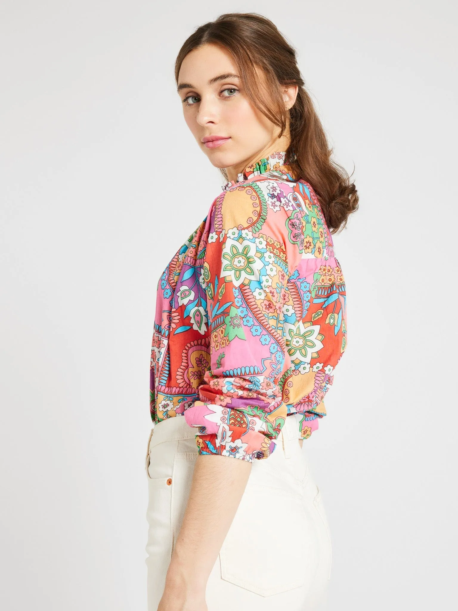 Francesca Top in Shangri-La sold by MILLE product image thumbnail 5