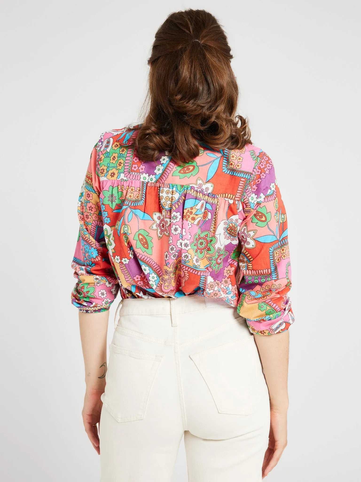 Francesca Top in Shangri-La sold by MILLE product image thumbnail 4