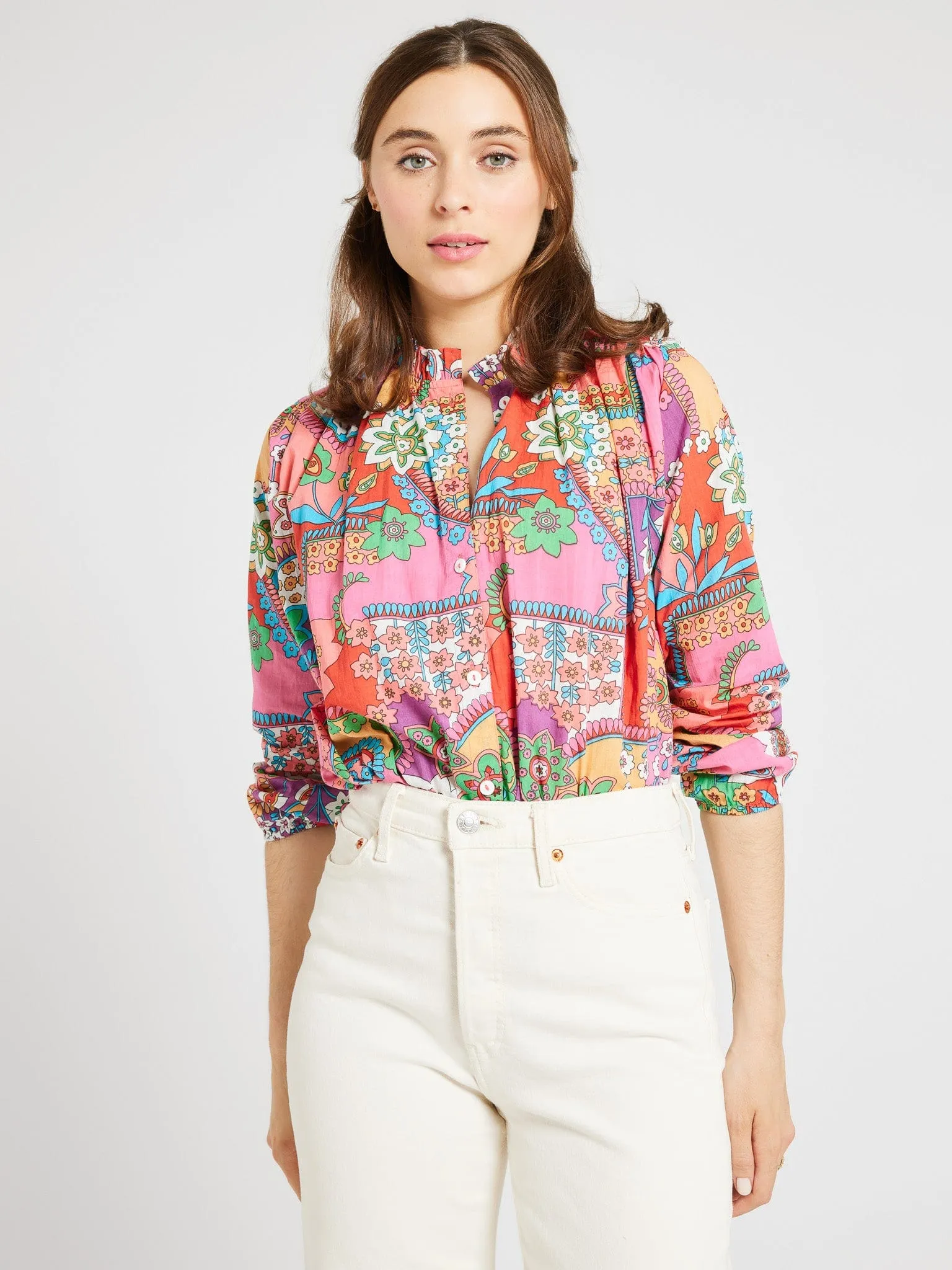 Francesca Top in Shangri-La sold by MILLE product image thumbnail 3