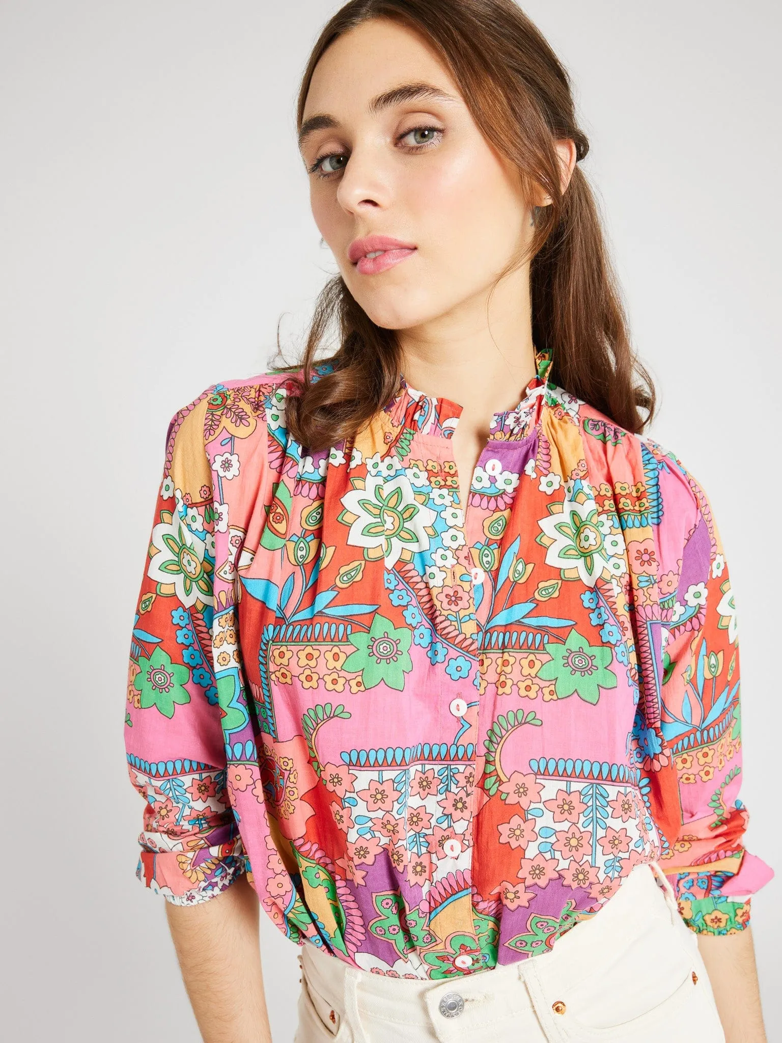 Francesca Top in Shangri-La sold by MILLE product image thumbnail 2