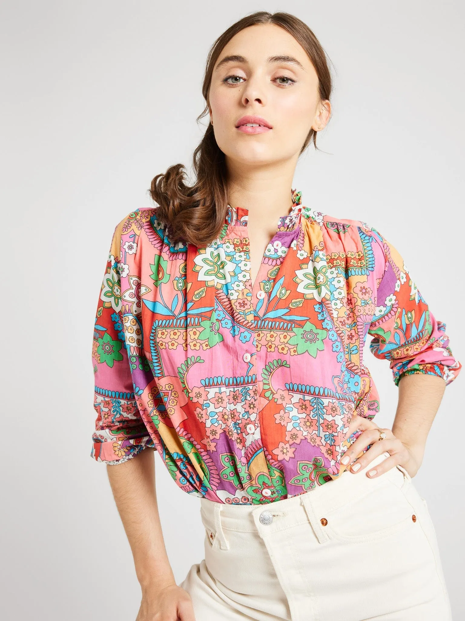 Francesca Top in Shangri-La sold by MILLE