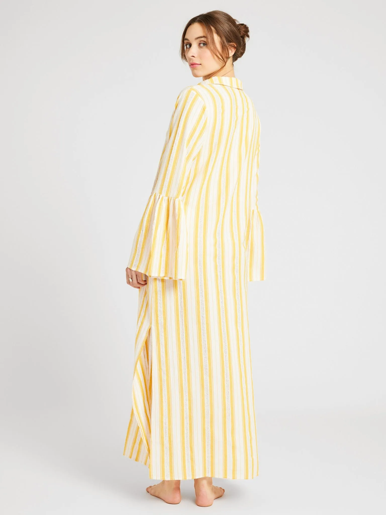 Jacqueline Dress in Citrus Stripe sold by MILLE product image thumbnail 5