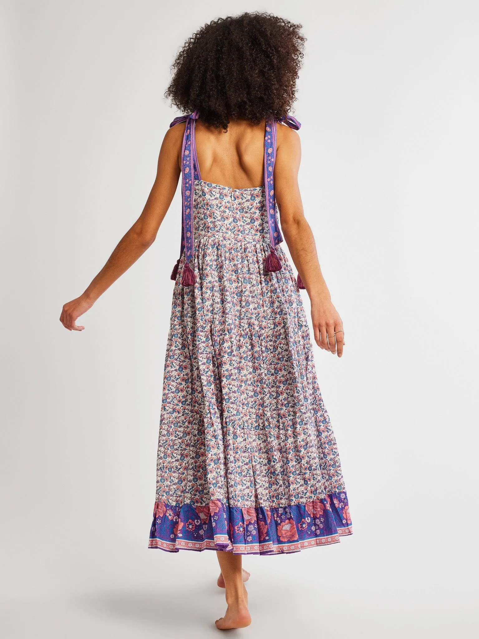 Daphne Dress in Bluebell sold by MILLE product image thumbnail 5