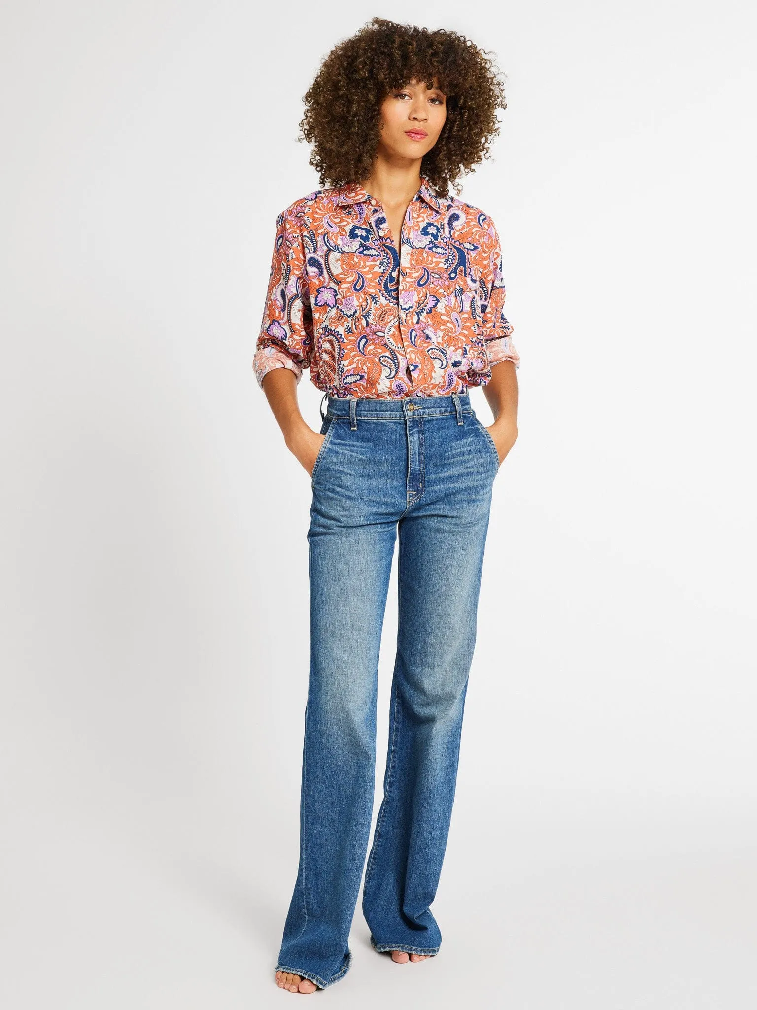 Sofia Top in Tangier sold by MILLE product image thumbnail 4