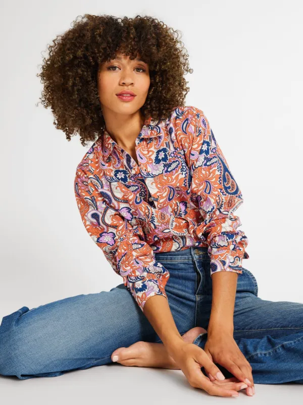 Sofia Top in Tangier sold by MILLE