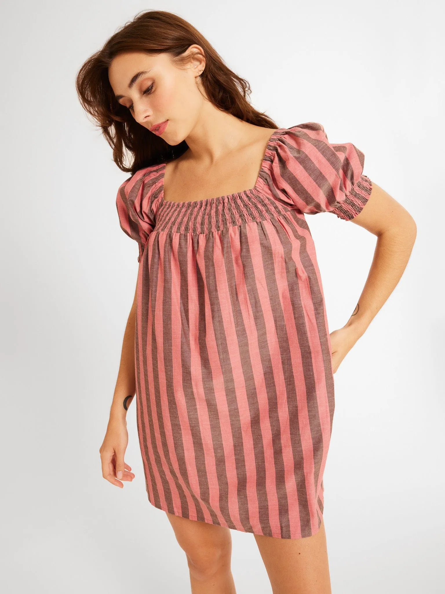 Jane Dress in Rosewood & Sable sold by MILLE product image thumbnail 2