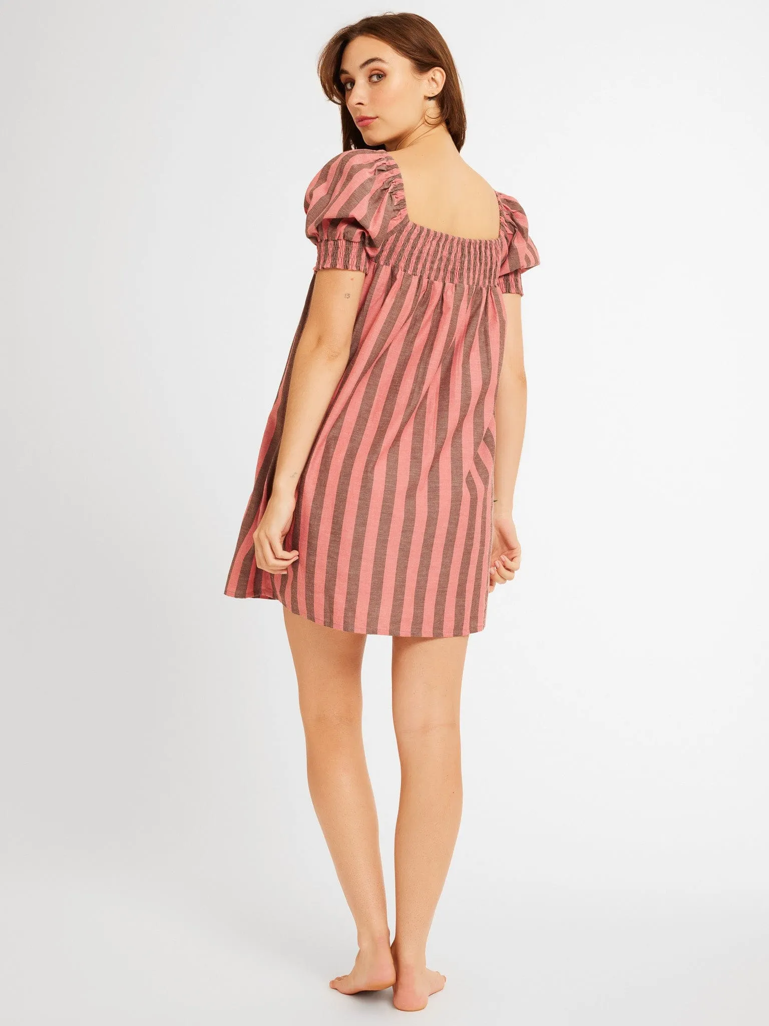 Jane Dress in Rosewood & Sable sold by MILLE product image thumbnail 5